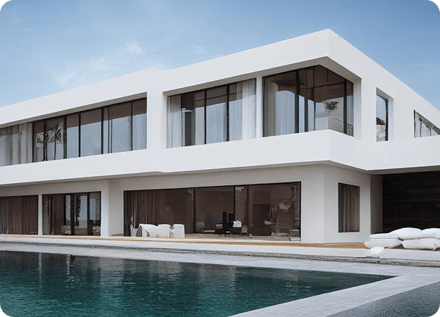 Luxury residence visual for Luxury Home Sales in the offerings section